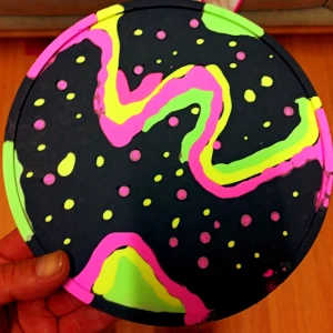 Yuvarlak tepsi tabak sunumluk