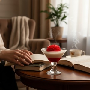 Soya wax cam cup mum şakayık 